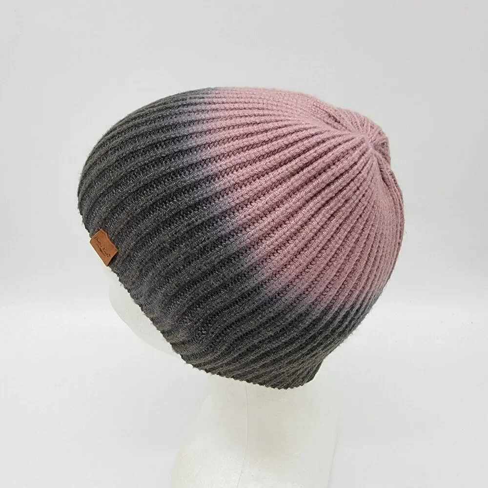 Britts Knits Girls Ski Cap Knit Double‎ Dip Ombre Beanie Hat